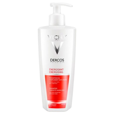 VICHY DERCOS Energisant Shampooing anti chute Flacon pompe de 400 ml VICHY DERCOS Energisant Shampooing anti chute Flacon pompe de 400 ml