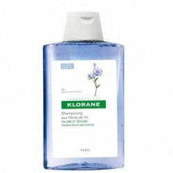 KLORANE Shampooing aux fibres de Lin Volume et texture Flacon de 200 ml KLORANE - 1 KLORANE Shampooing aux fibres de Lin Volume et texture Flacon de 200 ml KLORANE - 1