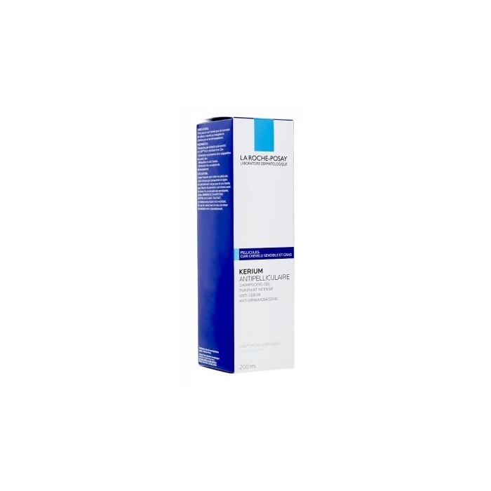 LA ROCHE POSAY KERIUM Antipelliculaires pour cheveux gras Flacon de 200ml La Roche Posay - 1