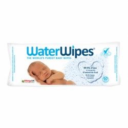 WATERWIPES Lingettes bébé sans actif chimique Paquet de 60 lingettes