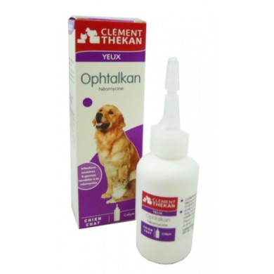 OPHTALKAN Collyre chien et chat Flacon de 25 ml CLEMENT THEKAN - 1