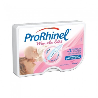 PRORHINEL Mouche-BB complet avec 2 embouts jetables souples NOVARTIS SANTÉ FAMILIALE SAS - 1 PRORHINEL Mouche-BB complet avec 2 embouts jetables souples NOVARTIS SANTÉ FAMILIALE SAS - 1