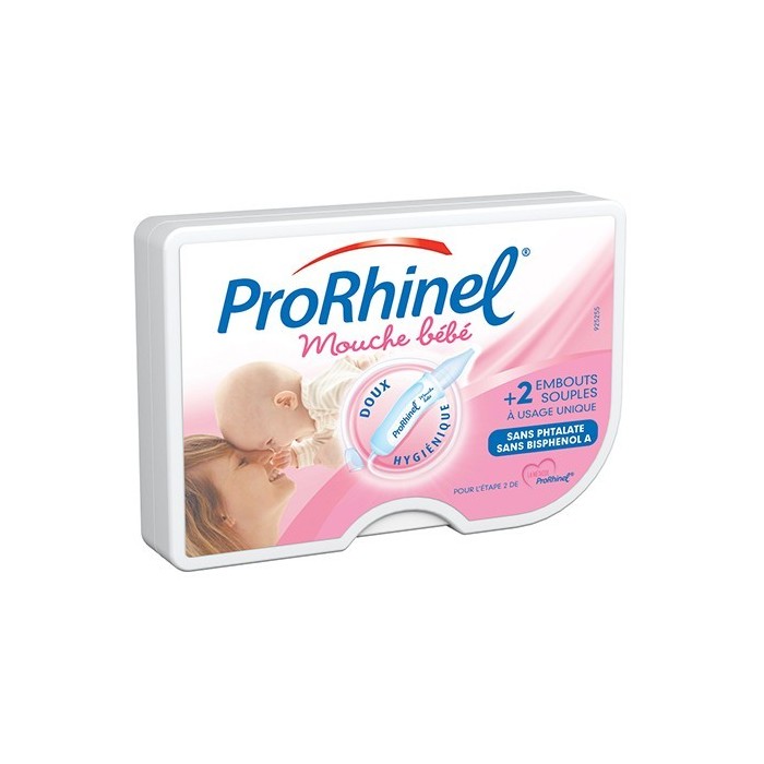 PRORHINEL Mouche-BB complet avec 2 embouts jetables souples NOVARTIS SANTÉ FAMILIALE SAS - 1