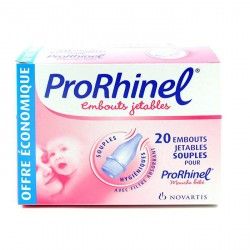 ProRhinel 20 Embouts Jetables Souples pour Mouche Bébé NOVARTIS SANTÉ FAMILIALE SAS - 1 ProRhinel 20 Embouts Jetables Souples pour Mouche Bébé NOVARTIS SANTÉ FAMILIALE SAS - 1