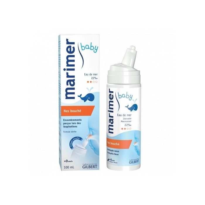 MARIMER BABY Nez bouché + 0 mois Flacon de 100 ml Gilbert - 1 MARIMER BABY Nez bouché + 0 mois Flacon de 100 ml Gilbert - 1