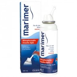 MARIMER Eau de mer Rhinopharyngite et Sinusite aigüe Spray de 100 ml Gilbert - 1