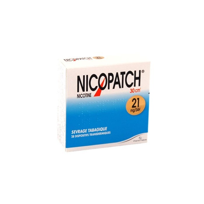 NICOPATCH 21mg/24h Dispositif transdermique Sachet de 28 NICOPATCH 21mg/24h Dispositif transdermique Sachet de 28