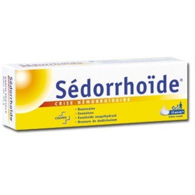 SEDORRHOIDE CRISE HEMORROIDAIRE Crème rectale Tube de 30g COOPÉRATION PHARMACEUTIQUE FRANÇAISE - 1