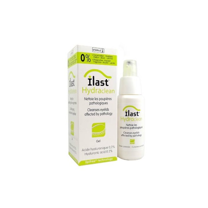 ILAST Hydraclean nettoie les paupieres pathologiques Tube de 50 ml