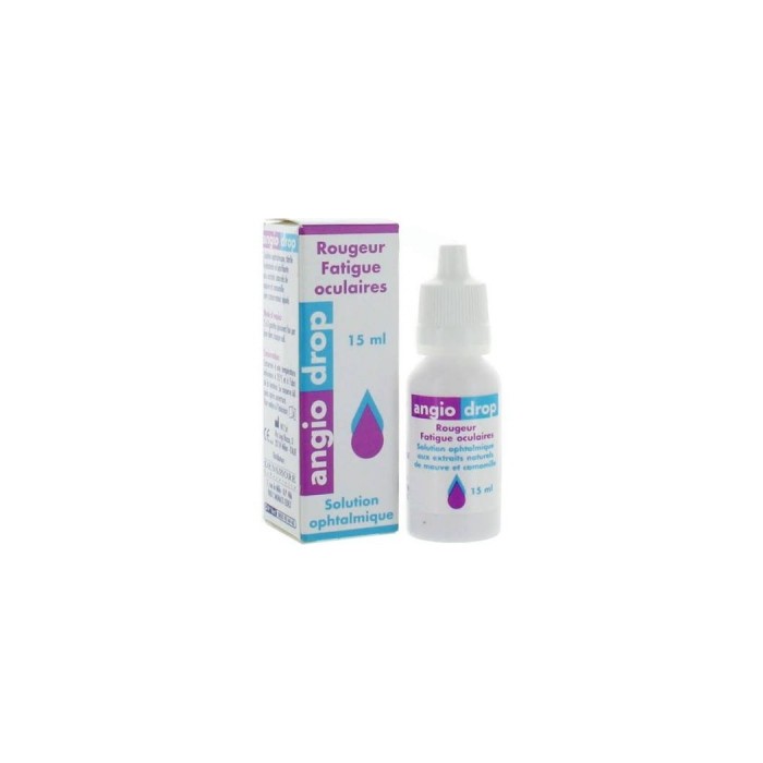 ANGIO DROP Solution ophtalmique Flacon de 15 ml Oxypharm - 1