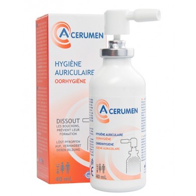 A CERUMEN Hygiène auriculaire Spray de 40 ml A CERUMEN Hygiène auriculaire Spray de 40 ml