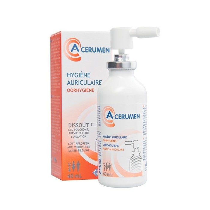 A CERUMEN Hygiène auriculaire Spray de 40 ml