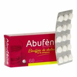 ABUFENE Bouffées de chaleur de la ménopause Boite de 60 comprimés Bouchara - 1 ABUFENE Bouffées de chaleur de la ménopause Boite de 60 comprimés Bouchara - 1
