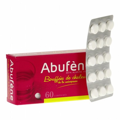 ABUFENE Bouffées de chaleur de la ménopause Boite de 60 comprimés Bouchara - 1 ABUFENE Bouffées de chaleur de la ménopause Boite de 60 comprimés Bouchara - 1