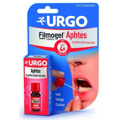 URGO Aphtes Filmogel tenue longue durée Flacon de 6 ml Urgo - 1 URGO Aphtes Filmogel tenue longue durée Flacon de 6 ml Urgo - 1