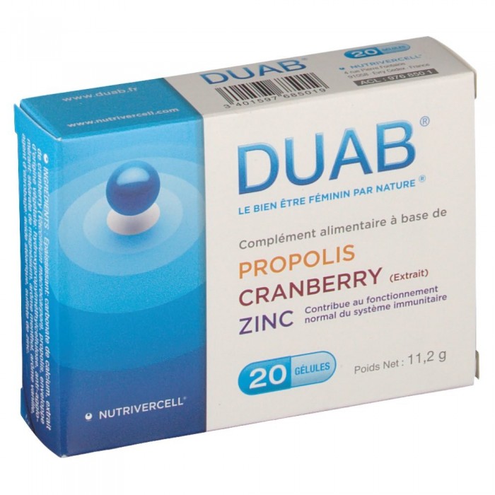 DUAB Complément alimentaire Boite de 20 gélules DUAB Complément alimentaire Boite de 20 gélules