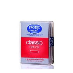 PROTEX Classic naturel Boite de 4 preservatifs lubrifiés