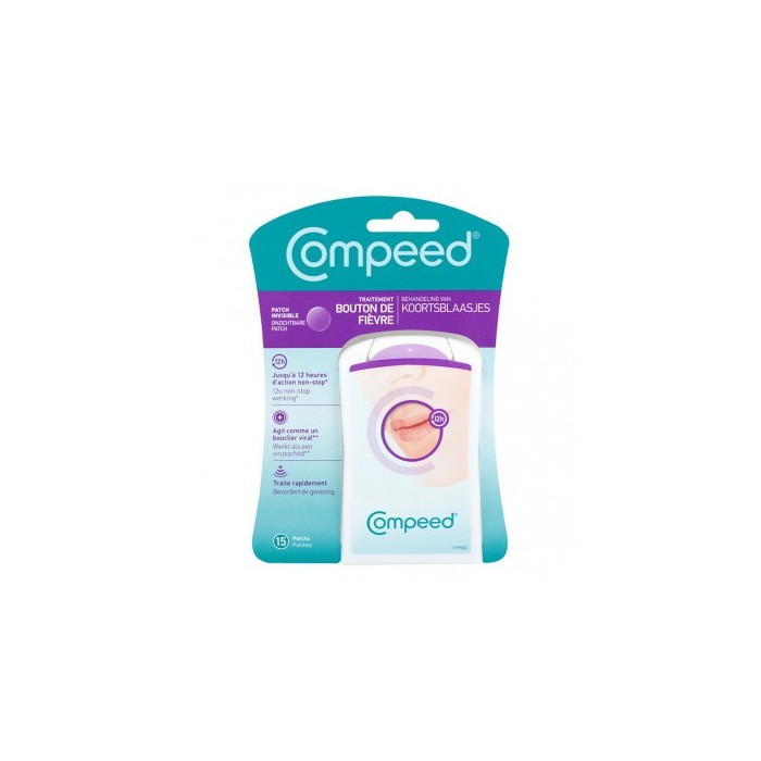 COMPEED Patch bouton fièvre Total Care Boite de 15 JOHNSON & JOHNSON SANTÉ BEAUTÉ FRANCE - 1
