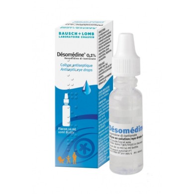 DESOMEDINE 0,1% Collyre Flacon de 10ml CHAUVIN BAUSCH & LOMB - 1