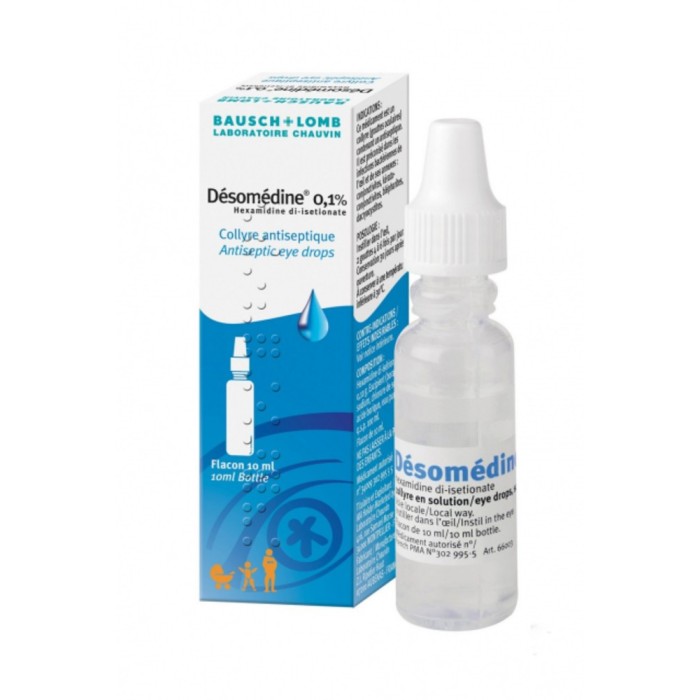 DESOMEDINE 0,1% Collyre Flacon de 10ml CHAUVIN BAUSCH & LOMB - 1