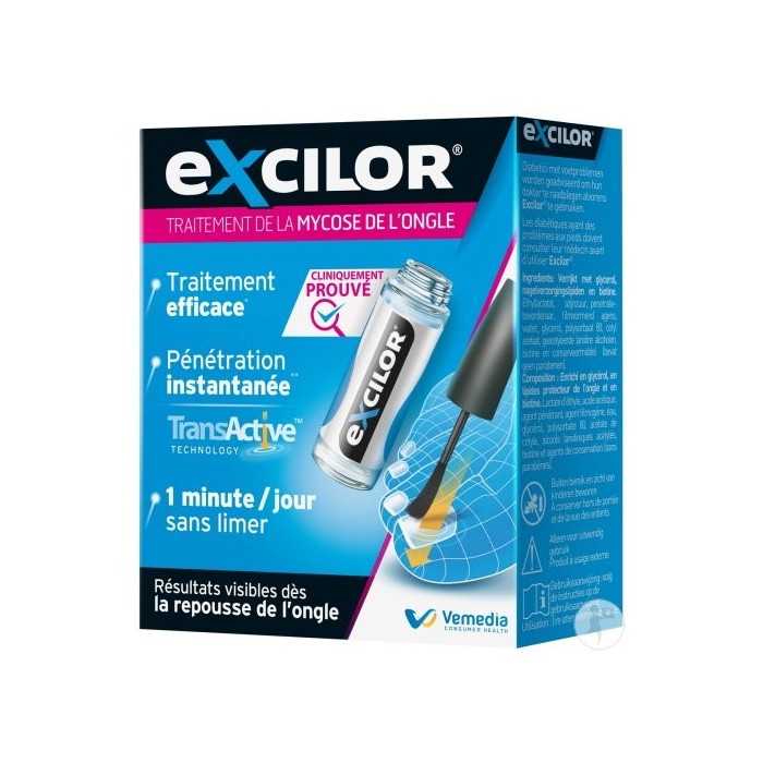 EXCILOR Solution pour mycose Flacon de 3.3 ml JECARE France - 1