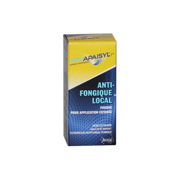 MYCO APAISYL 1% Poudre locale Flacon de 20 grammes MERCK MÉDICATION FAMILIALE - 1