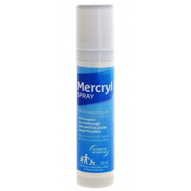 MERCRYL SPRAY Solutin antiseptique cutanée spray de 50ml MENARINI FRANCE - 1 MERCRYL SPRAY Solutin antiseptique cutanée spray de 50ml MENARINI FRANCE - 1