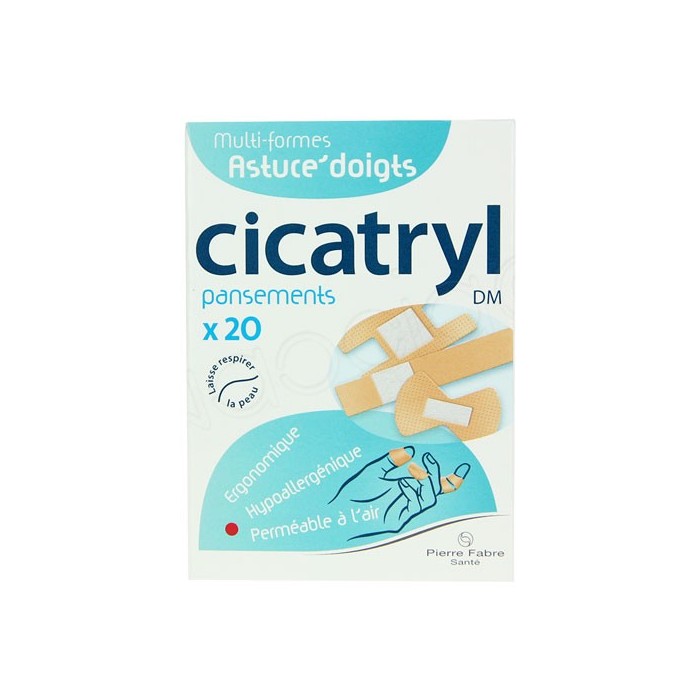 CICATRYL DM Pansements multi-formes astuc doigt PIERRE FABRE - 1