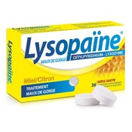 Lysopaïne Miel-Citron Sans sucre 36 Comprimés à sucer
