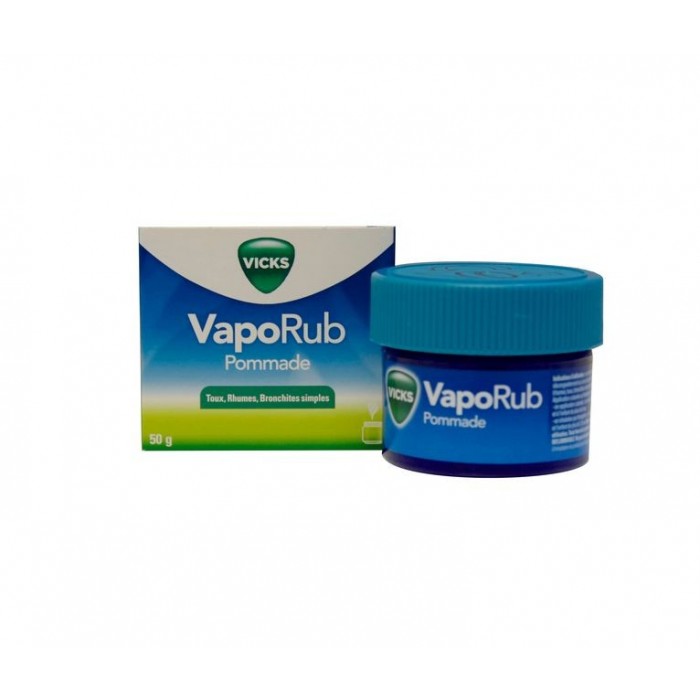 VICKS VAPORUB Pommade Pot de 50 grammes PROCTER ET GAMBLE FRANCE - 1 VICKS VAPORUB Pommade Pot de 50 grammes PROCTER ET GAMBLE FRANCE - 1