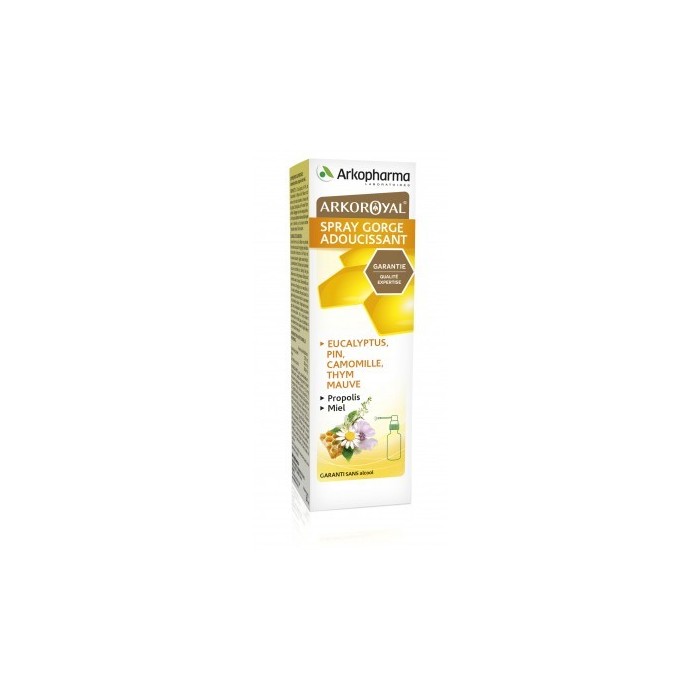 ARKOROYAL SPray gorge action adoucissante Flacon de 30 ml ARKOROYAL SPray gorge action adoucissante Flacon de 30 ml