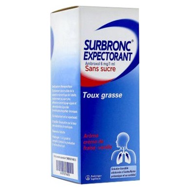 SURBRONC EXPECTORANT AMBROXOL Solution buvable Flacon de 100ml BOEHRINGER INGELHEIM FRANCE - 1