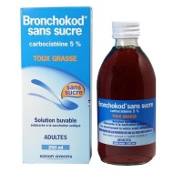 BRONCHOKOD Sans sucre 5 % adultes Flacon de 250 ml SANOFI - 1