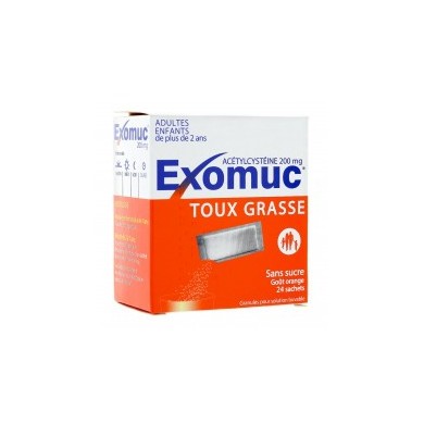 EXOMUC 200 mg Sachet buvable boite de 24 Bouchara - 1