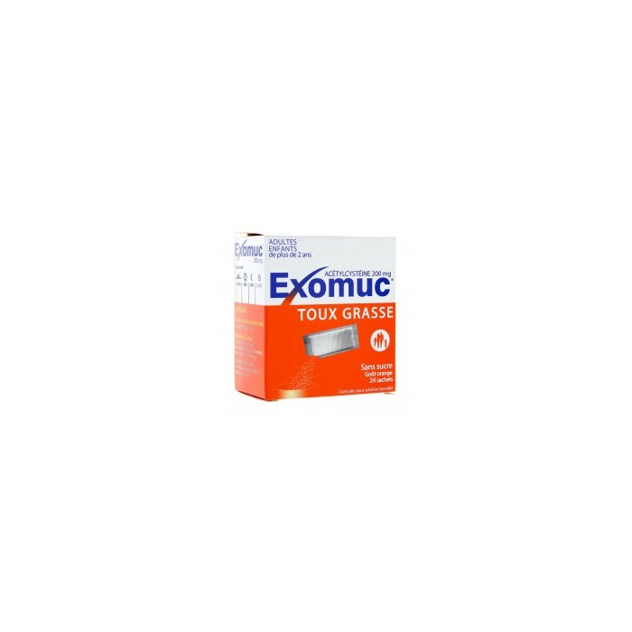EXOMUC 200 mg Sachet buvable boite de 24 Bouchara - 1