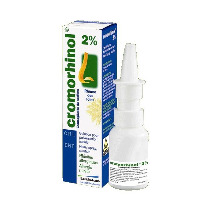 CROMORHINOL 2% Solution pour pulvérisation nasale 15ml CHAUVIN BAUSCH & LOMB - 1