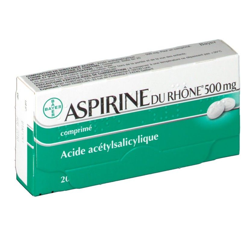 Aspirine Du Rhone 500 Mg Boite De Comprimes Hauteur Long Taille Extra Large Xl Couleur Carbone