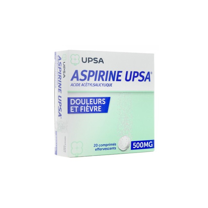 ASPIRINE UPSA 500mg Cpr eff B/20 ASPIRINE UPSA 500mg Cpr eff B/20