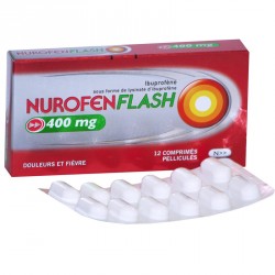 NUROFENFLASH 400mg Comprimés pelliculés Plaquette de 12 RECKITT BENCKISER HEALTHCARE FRANCE - 1 NUROFENFLASH 400mg Comprimés pelliculés Plaquette de 12 RECKITT BENCKISER HEALTHCARE FRANCE - 1