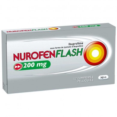 NUROFENFLASH 200mg Comprimés pelliculés Plaquette de 12 RECKITT BENCKISER HEALTHCARE FRANCE - 1