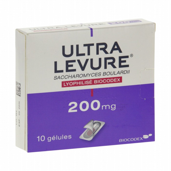ULTRA-LEVURE 200mg Gélules Plaquette de 10 BIOCODEX - 1