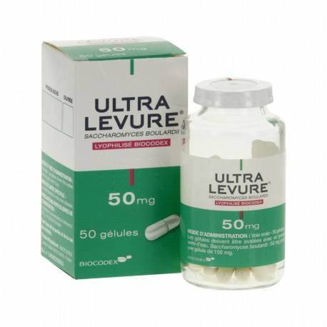 ULTRA-LEVURE 50mg Gélules Flacon de 50 BIOCODEX - 1