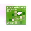 SUPPOSITOIRE A LA GLYCERINE GIFRER ADULTES Boite de 25 GIFRER BARBEZAT - 1 SUPPOSITOIRE A LA GLYCERINE GIFRER ADULTES Boite de 25 GIFRER BARBEZAT - 1