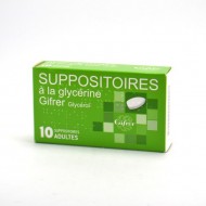 SUPPOSITOIRE A LA GLYCERINE GIFRER ADULTES Boite de 10 GIFRER BARBEZAT - 1 SUPPOSITOIRE A LA GLYCERINE GIFRER ADULTES Boite de 10 GIFRER BARBEZAT - 1