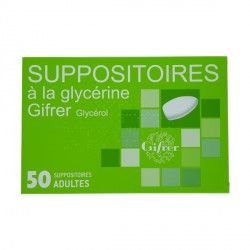 Suppositoire A La Glycerine Gifrer Adultes Boite De 50