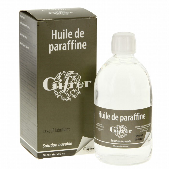 Huile de paraffine GIFRER Solution buvable Flacon de 250ml GIFRER BARBEZAT - 1