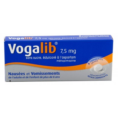 VOGALIB 7.5 mg Nausées et vomissements boite de 8 lyophilisats oraux TEVA - 1 VOGALIB 7.5 mg Nausées et vomissements boite de 8 lyophilisats oraux TEVA - 1