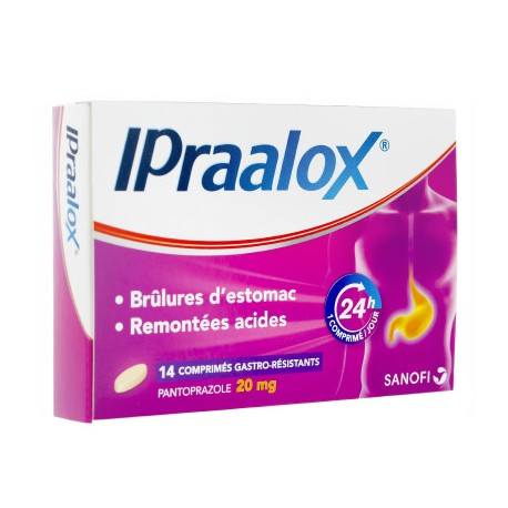 IPRAALOX 20mg Comprimés Gastro résistants Plaquette de 14 SANOFI - 1