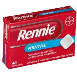 RENNIE Menthe Comprimé sucré Boite de 48 BAYER SANTÉ FAMILIALE - 1