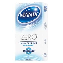 MANIX ZERO Imperceptible et extra lubrifié Boite de 12